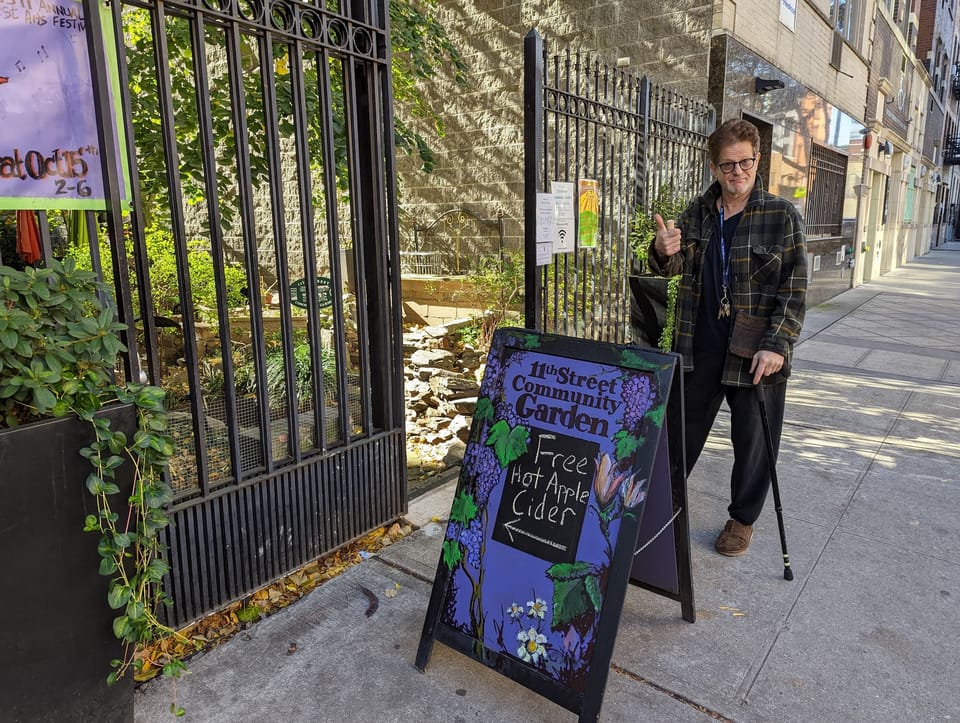 Garden Sign Repainting Project